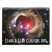 Calendrier Stars Star Clusters 2015 Space (Protection)