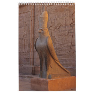 Calendrier Statue d'Horus Égypte ancienne Dieu Photographie
