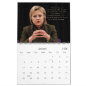 Calendrier Statut de Hillary Rodham Clinton des femmes (Jan 2026)