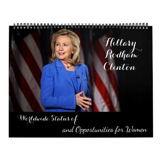 Calendrier Statut de Hillary Rodham Clinton des femmes (Protection)