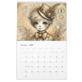Calendrier Steampunk victorien Whimsical (Jan 2027)