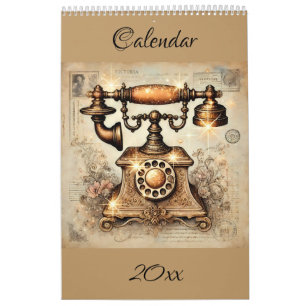 Calendrier Steampunk victorien Whimsical