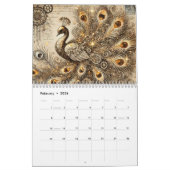 Calendrier Steampunk victorien Whimsical (Feb 2026)
