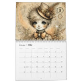 Calendrier Steampunk victorien Whimsical (Jan 2026)