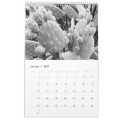 Calendrier stellaire de photographie de B&W - par (Jan 2027)