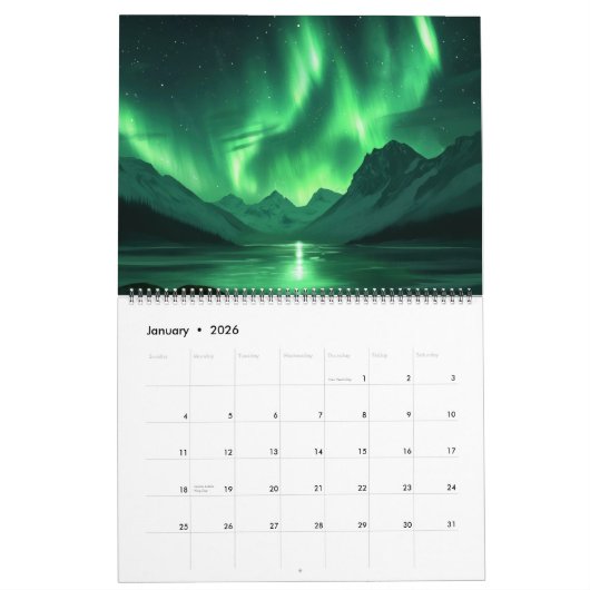 Calendrier Stellar Skies (Jan 2026)