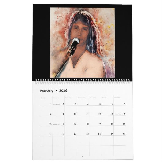 Calendrier Steve Walsh Rocks 2024 (Feb 2026)