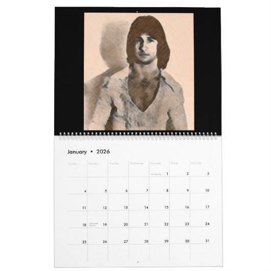 Calendrier Steve Walsh Rocks 2024 (Jan 2026)