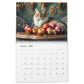 Calendrier Still Life with Cats – Art Calendar 2026 (Jan 2027)