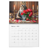 Calendrier Still Life with Cats – Art Calendar 2026 (Feb 2027)