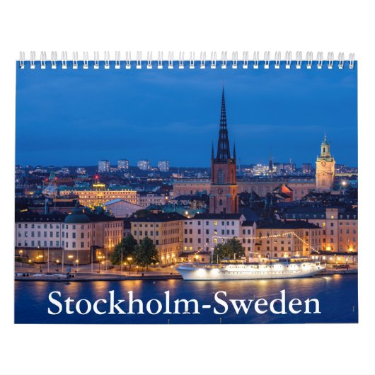 Calendrier Stockholm-Sweden Calendar (Protection)
