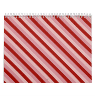 Calendrier Stripes Valentine personnalisables