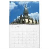 Calendrier stupa doré 2026 (Jan 2027)