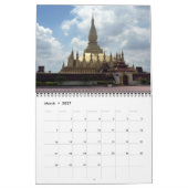 Calendrier stupa doré 2026 (Mar 2027)