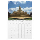 Calendrier stupa doré 2027 (Jan 2027)