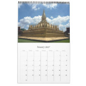 Calendrier Stupa doré Cambodge (Jan 2027)