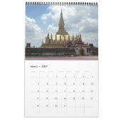 Calendrier stupa doré laos (Mar 2027)