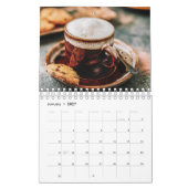 Calendrier Style Agricole Café rustique Deux Page Petit Calen (Jan 2027)