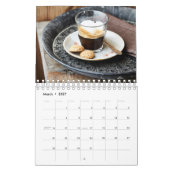 Calendrier Style Agricole Café rustique Deux Page Petit Calen (Mar 2027)