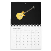 Calendrier Style classique Solid Blues Guitare (Jan 2027)