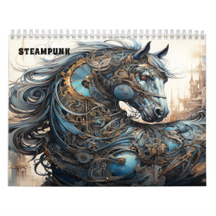 Calendrier Style mécanique Steampunk