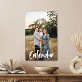 Calendrier Style moderne, couleur personnalisable photo de sc
