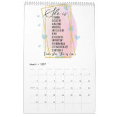 Calendrier Sublimation de confirmation (Mar 2027)