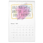 Calendrier Sublimation de confirmation (Feb 2027)