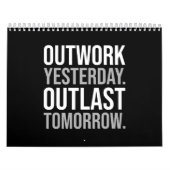 Calendrier Succès Grind Entrepreneur Gym Hustle Inspiration (Protection)