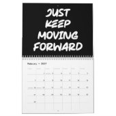 Calendrier Succès Grind Entrepreneur Gym Hustle Inspiration (Feb 2027)