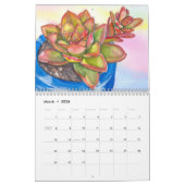 Calendrier Succulent de 12 mois par Debra Lee Bald (Mar 2026)