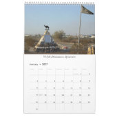 Calendrier sud-ouest du désert de l'Arizona (Jan 2027)