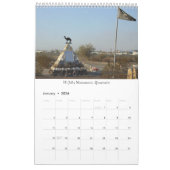 Calendrier sud-ouest du désert de l'Arizona (Jan 2026)