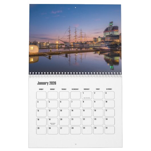 Calendrier Suède (Jan 2026)