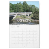 Calendrier suédois du paysage 2025 (Jan 2026)