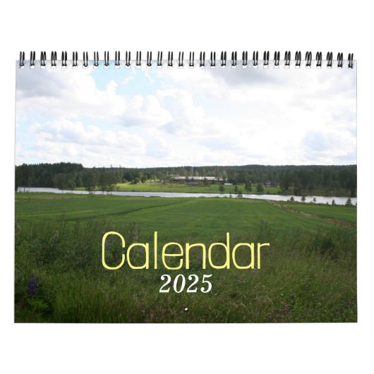 Calendrier suédois du paysage 2025 (Protection)