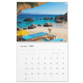 Calendrier Summer Blue Ocean Beach (Jan 2027)