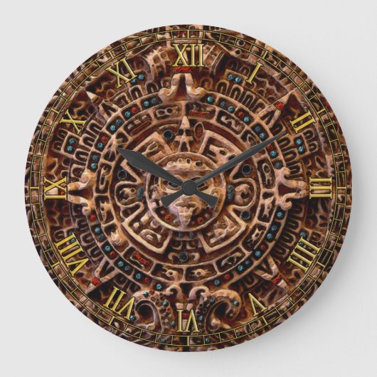 Calendrier Sun Maya Aztec Mexique Horloge historiq (Recto)