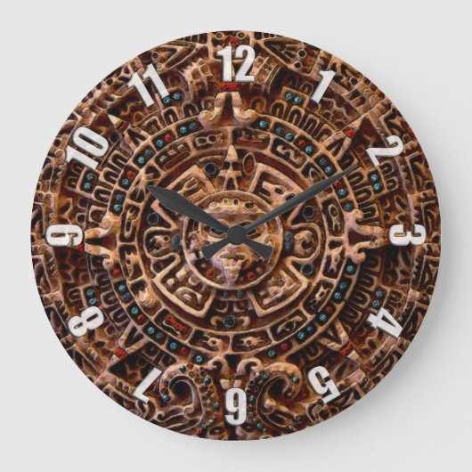 Calendrier Sun Maya Aztec Mexique Horloge historiq (Recto)