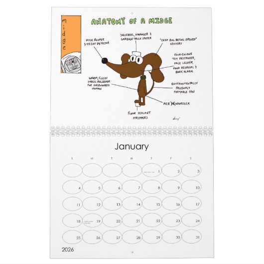 Calendrier "Sunday Comics" 2024 (Jan 2026)