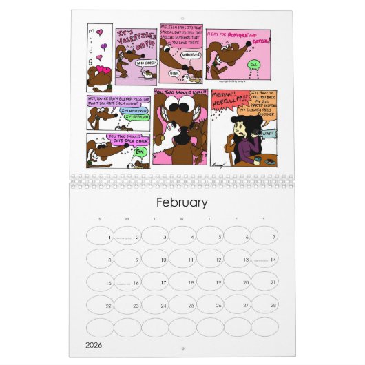 Calendrier "Sunday Comics" 2024 (Feb 2026)