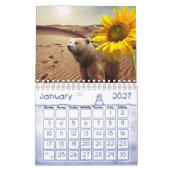 Calendrier Sunflower Bear Nature 2025 (Jan 2027)