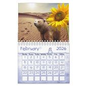 Calendrier Sunflower Bear Nature 2025 (Feb 2026)