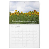 Calendrier Sunflower Photographie Citations Sunny (Feb 2026)