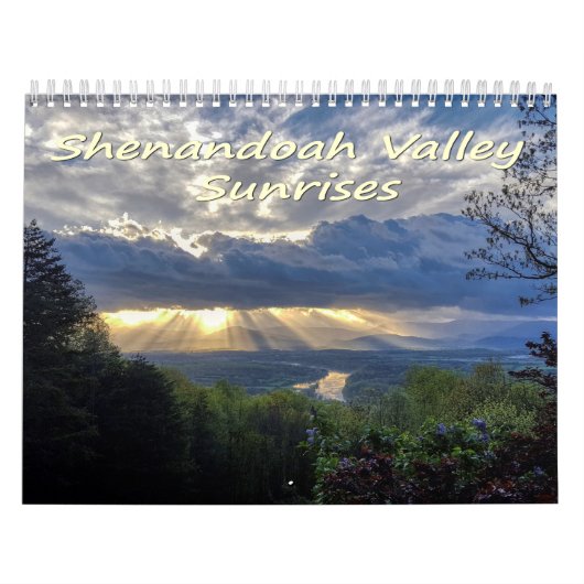 Calendrier Sunrise de la vallée de Shenandoah (Protection)