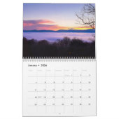 Calendrier Sunrise de la vallée de Shenandoah (Jan 2026)
