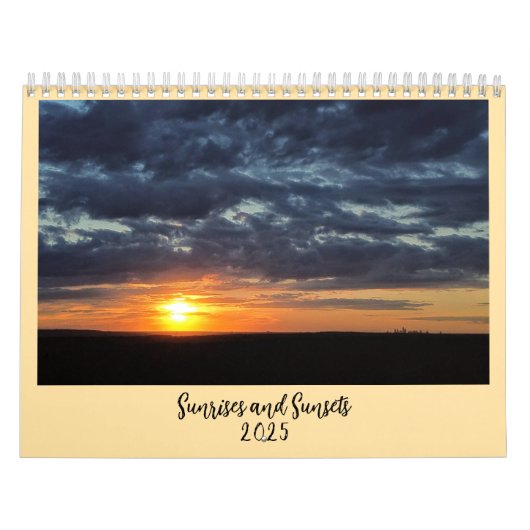 Calendrier Sunrise et Sunsets 2025 (Protection)