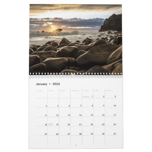 Calendrier Sunrise Side 2024 (Jan 2026)