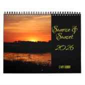 Calendrier Sunrise & Sunset 2026 (Protection)