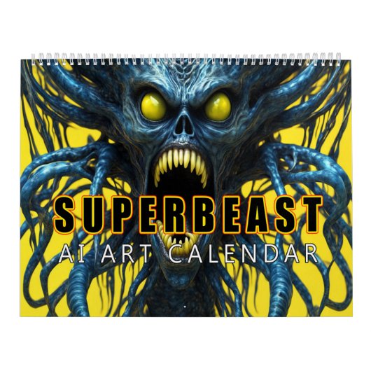 Calendrier Superbeast AI Art (Protection)
